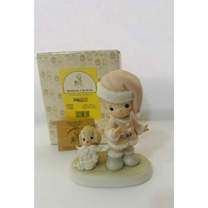 Precious Moments “Wishing You A Ho Ho Ho” Figurine 1992 Enesco #527629